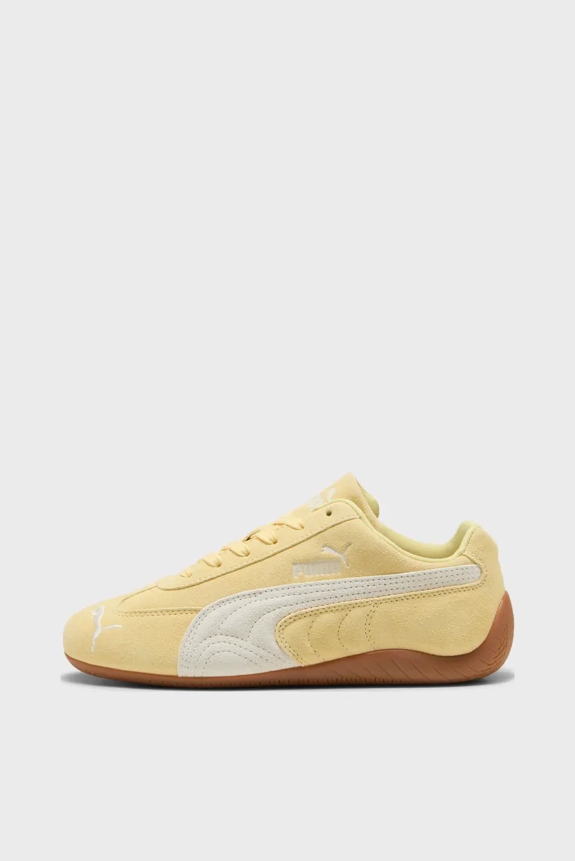 Желтые замшевые кроссовки Speedcat OG Unisex 4