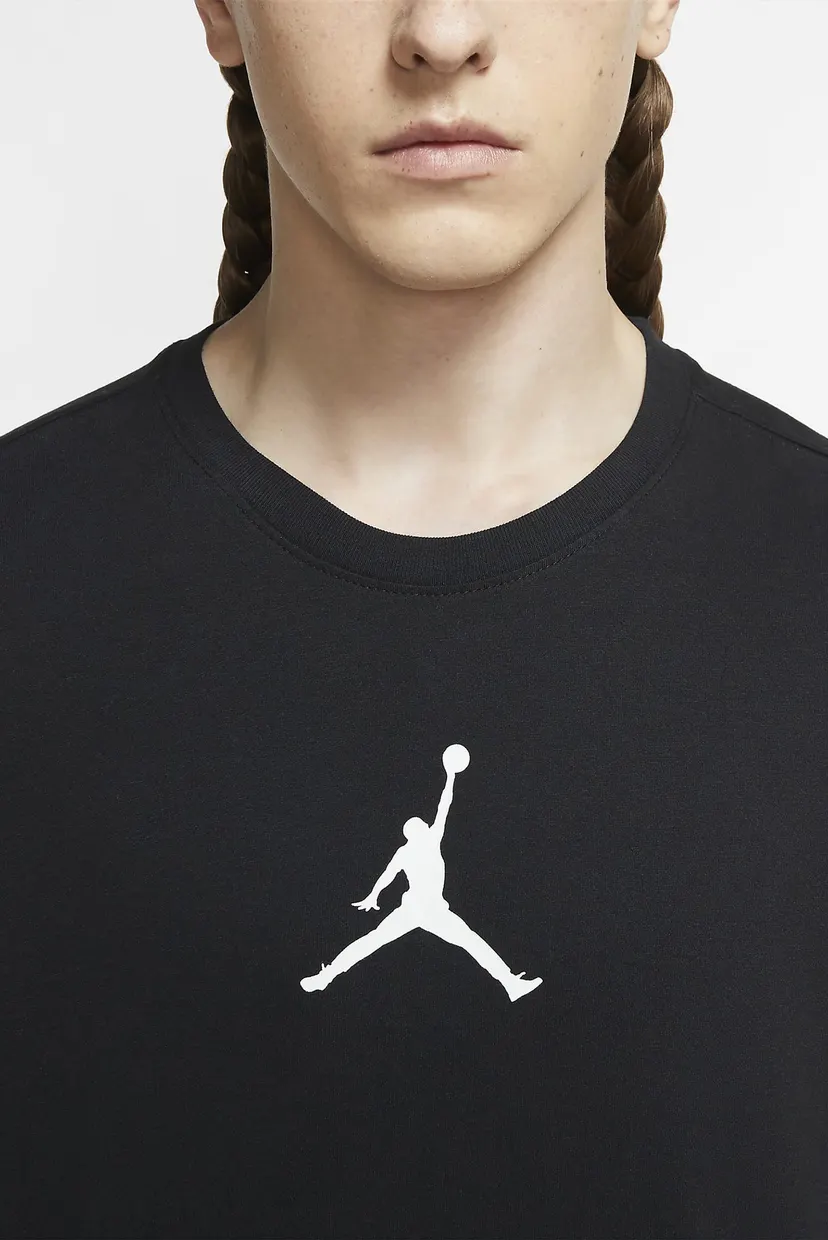 Мужская черная футболка Jordan Jumpman 7