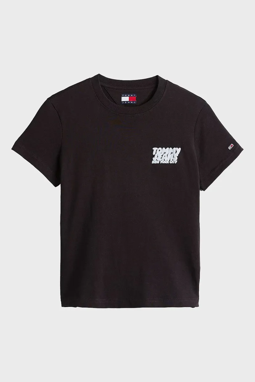 Жіноча чорна футболка TJW REG TJ BUBBLE TEE 5