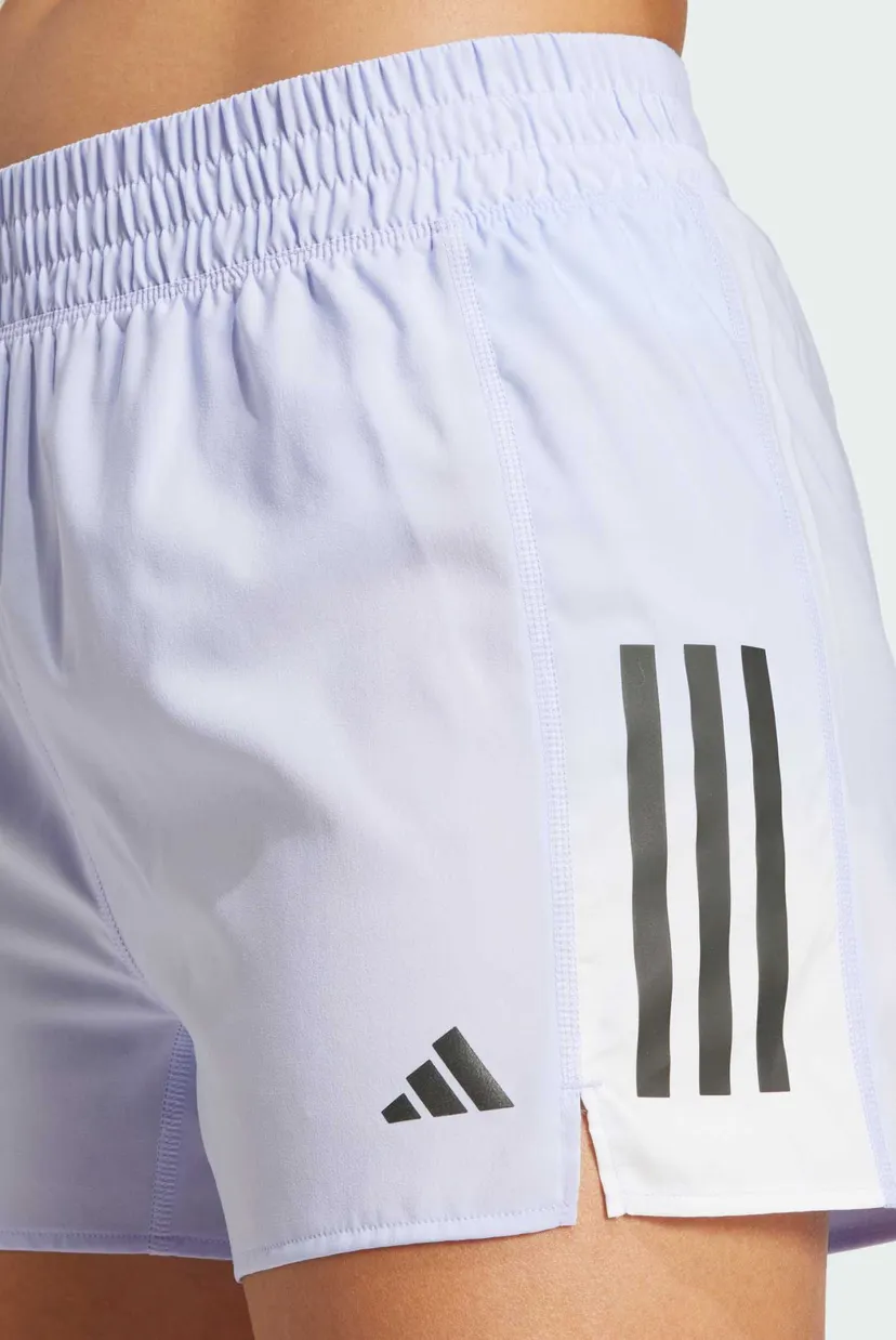 Женские сиреневые шорты Own the Run CLIMACOOL Colorblock 4