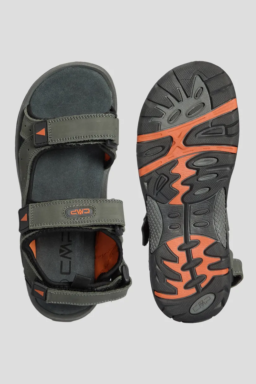 Мужские оливковые кожаные сандалии  ALMAAK HIKING SANDAL 4