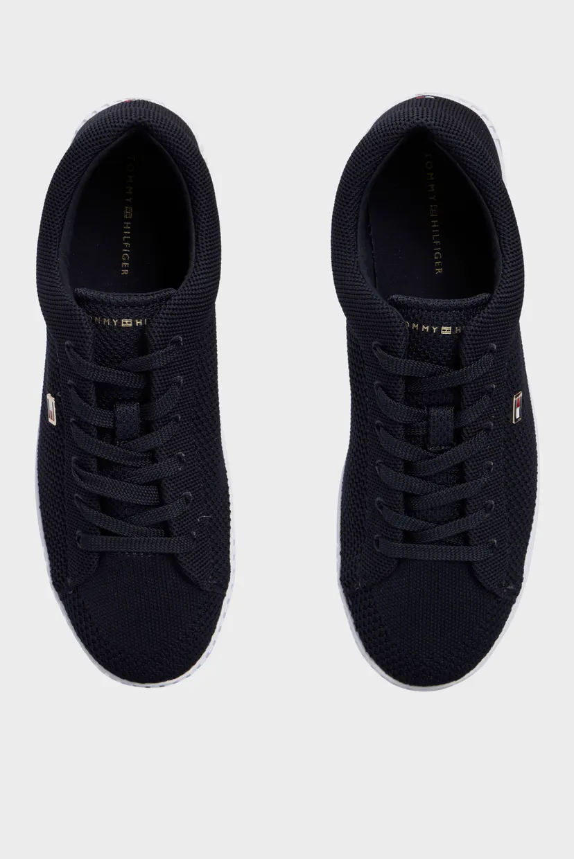 Жіночі темно-сині кеди FLAG LACE UP SNEAKER KNIT 4