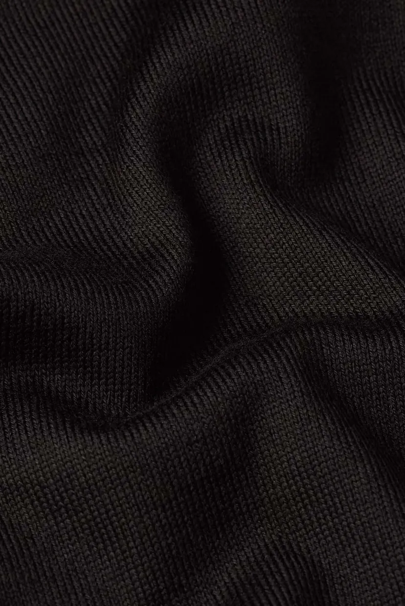 Жіноча чорна футболка Side buttons 7