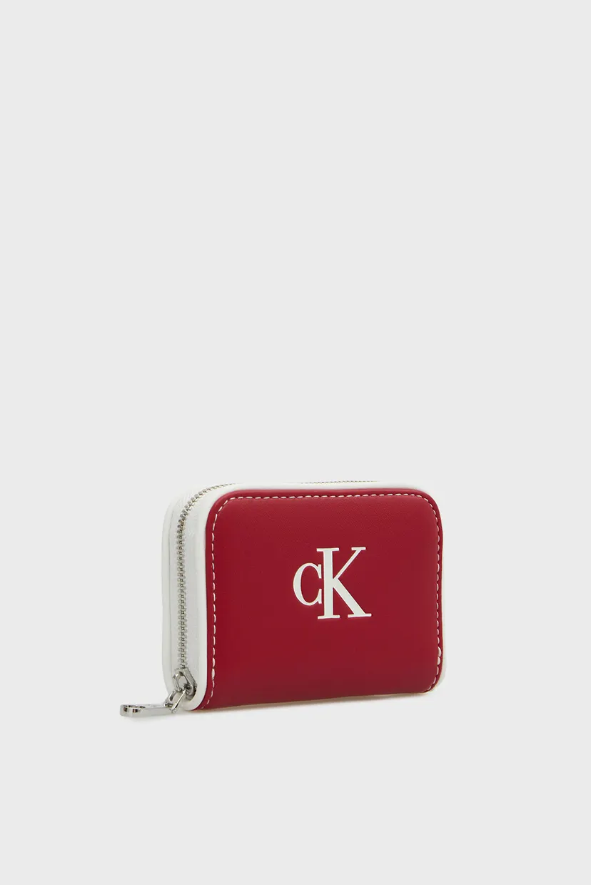 Женский красный кошелек CONTRAST CK MEDIUM 3