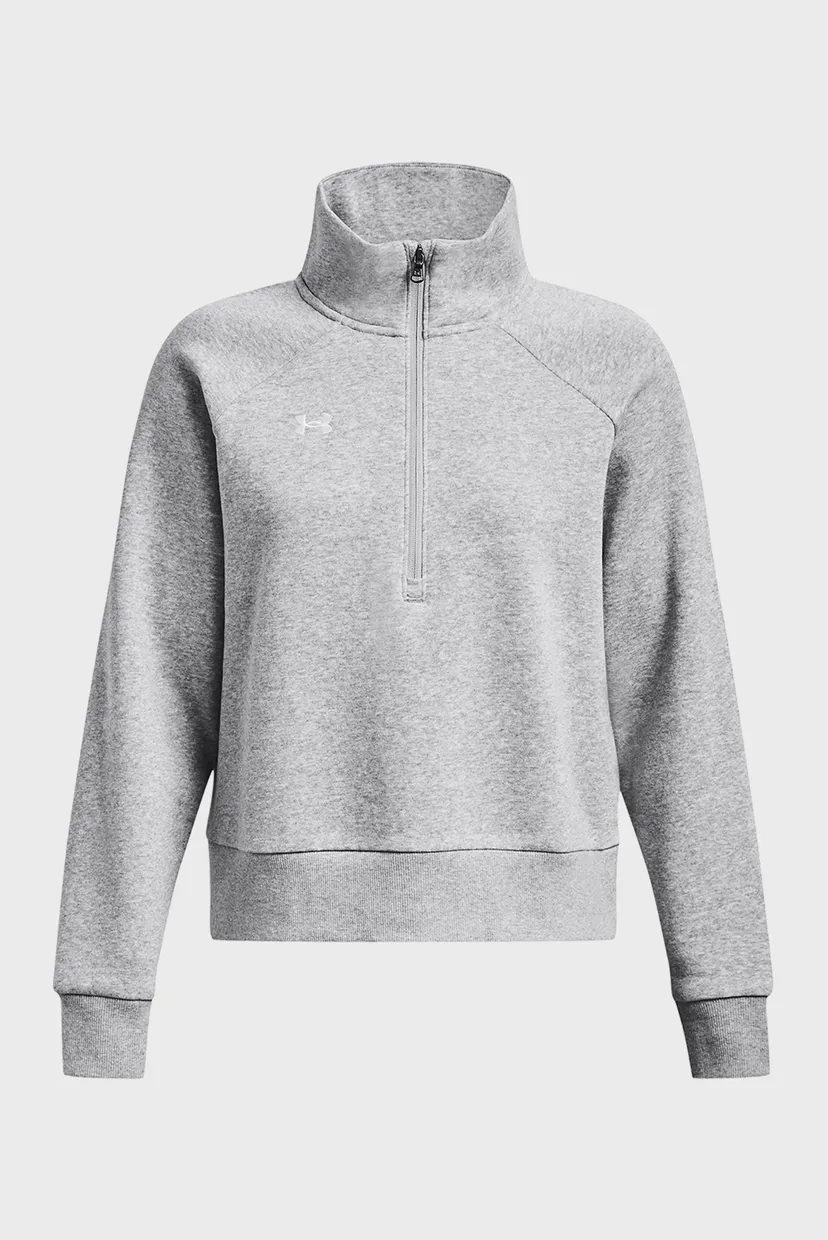Женская серая спортивная кофта UA Rival Fleece HZ 5