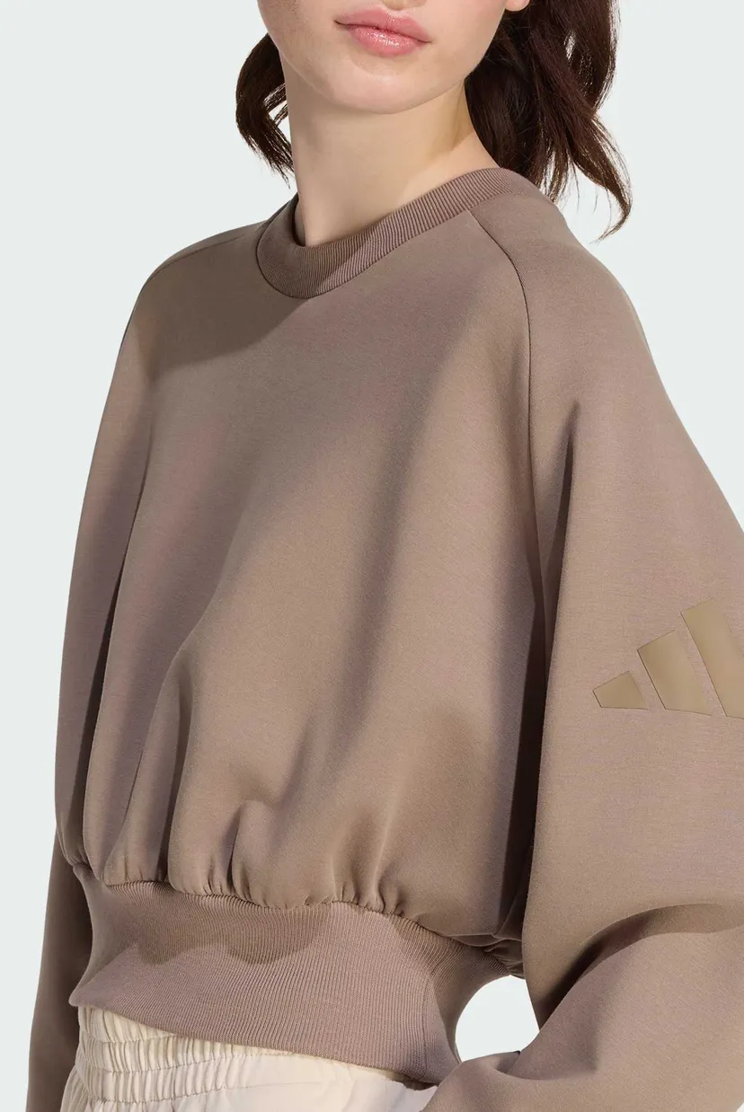 Жіночий бежевий світшот ALL SZN Soft Lux Loose 5