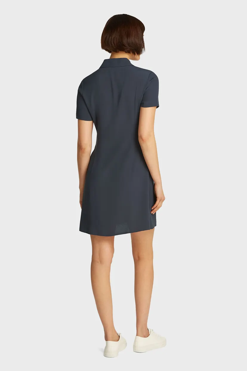 Жіноча темно-синя сукня VISCOSE BUTTON DOWN A-LINE DRESS 3