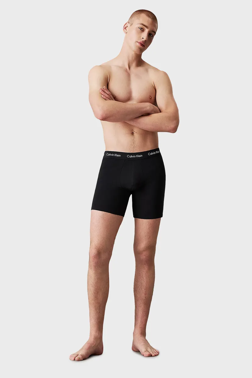 Мужские черные боксеры (3 шт) BOXER BRIEF 3PK 3