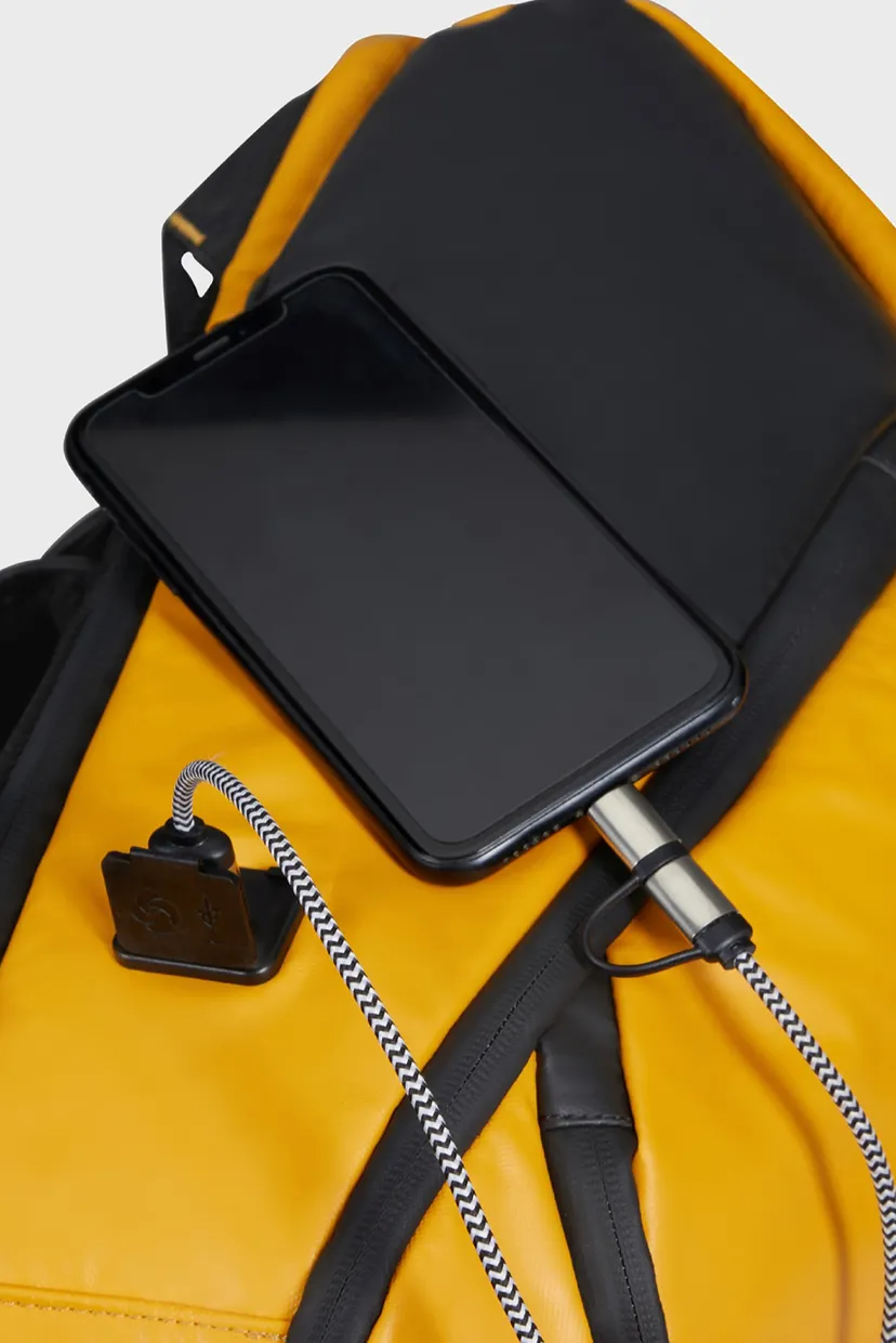 Желтый рюкзак для ноутбука ECODIVER YELLOW 6
