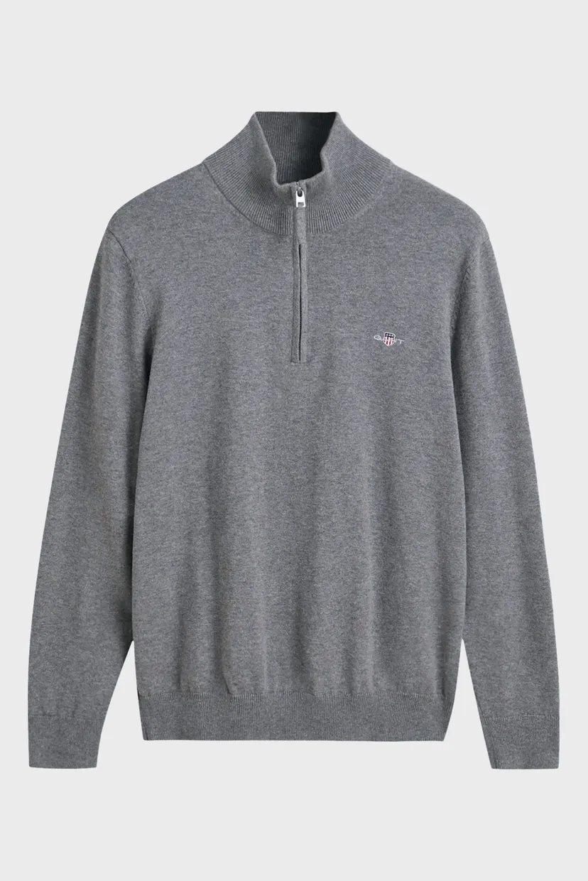 Чоловіча сіра кофта CLASSIC COTTON HALF ZIP 5