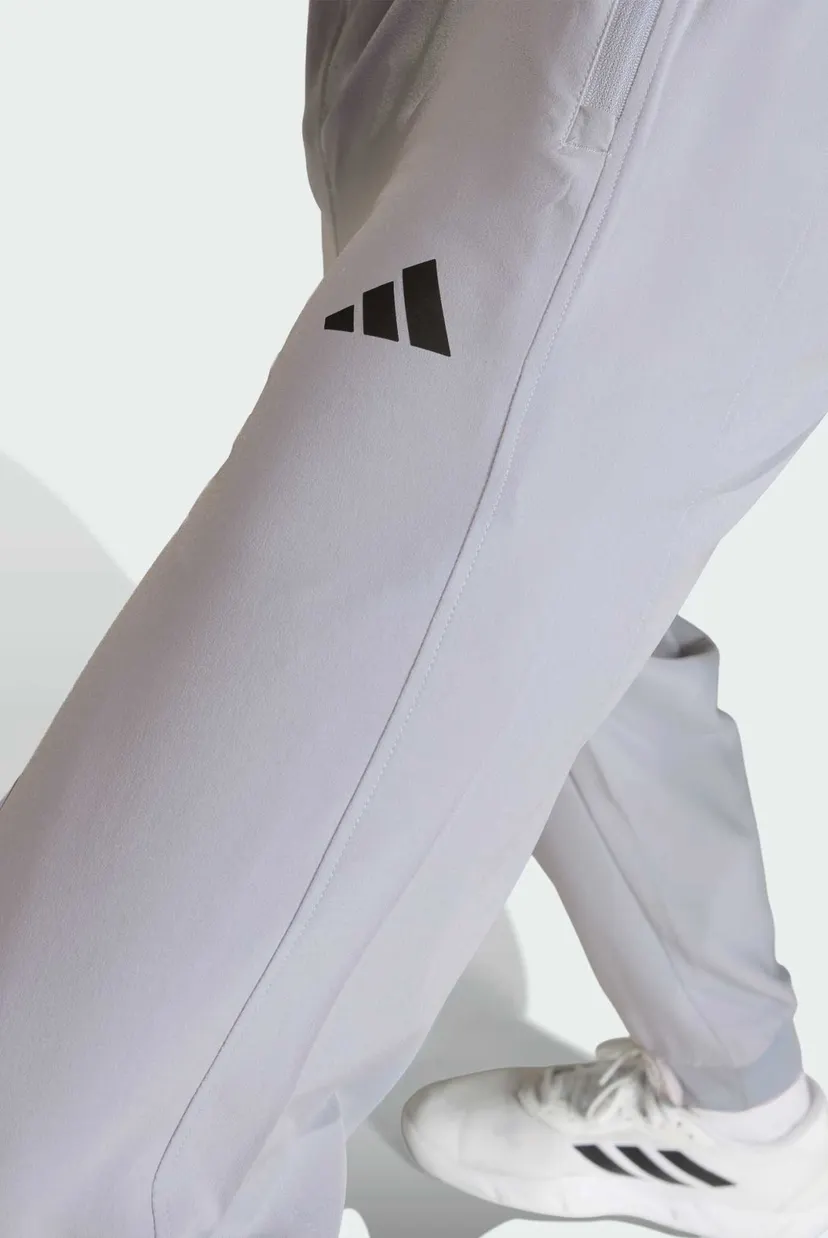 Мужские серые спортивные брюки WORKOUT ESSENTIALS FLEX WOVEN 4