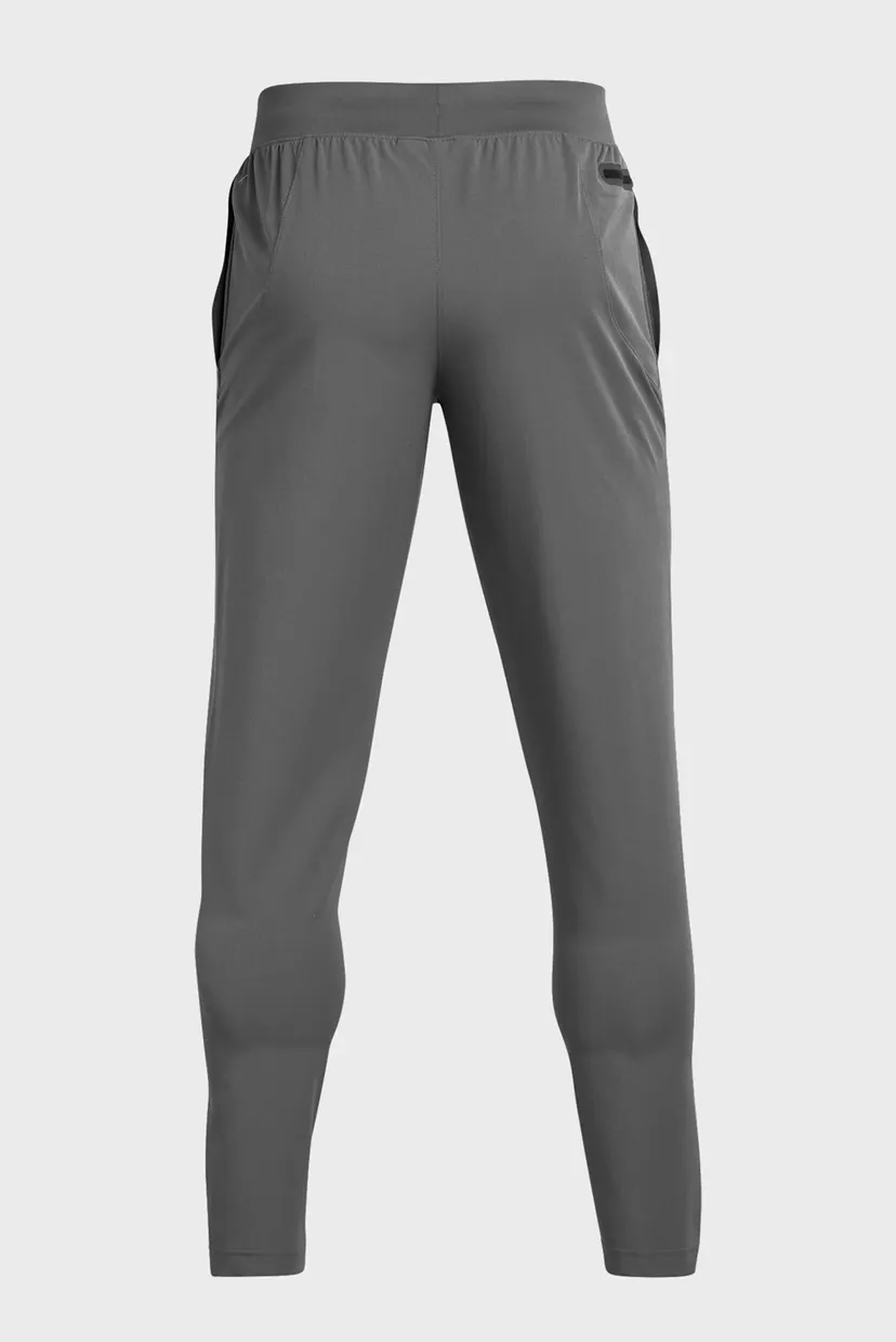 Мужские серые спортивные брюки UA UNSTOPPABLE TAPERED PANTS 7