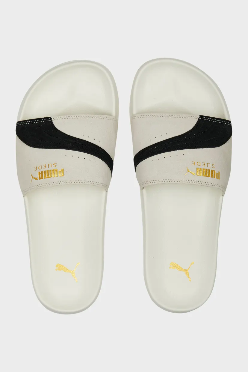 Білі слайдери Leadcat 2.0 Suede OG Slides 5