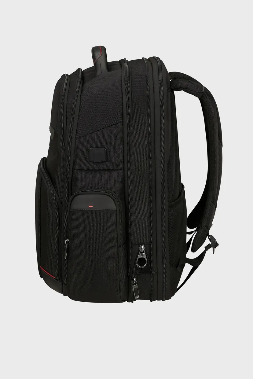 Чоловічий чорний рюкзак для ноутбука PRO-DLX 6 BLACK 7