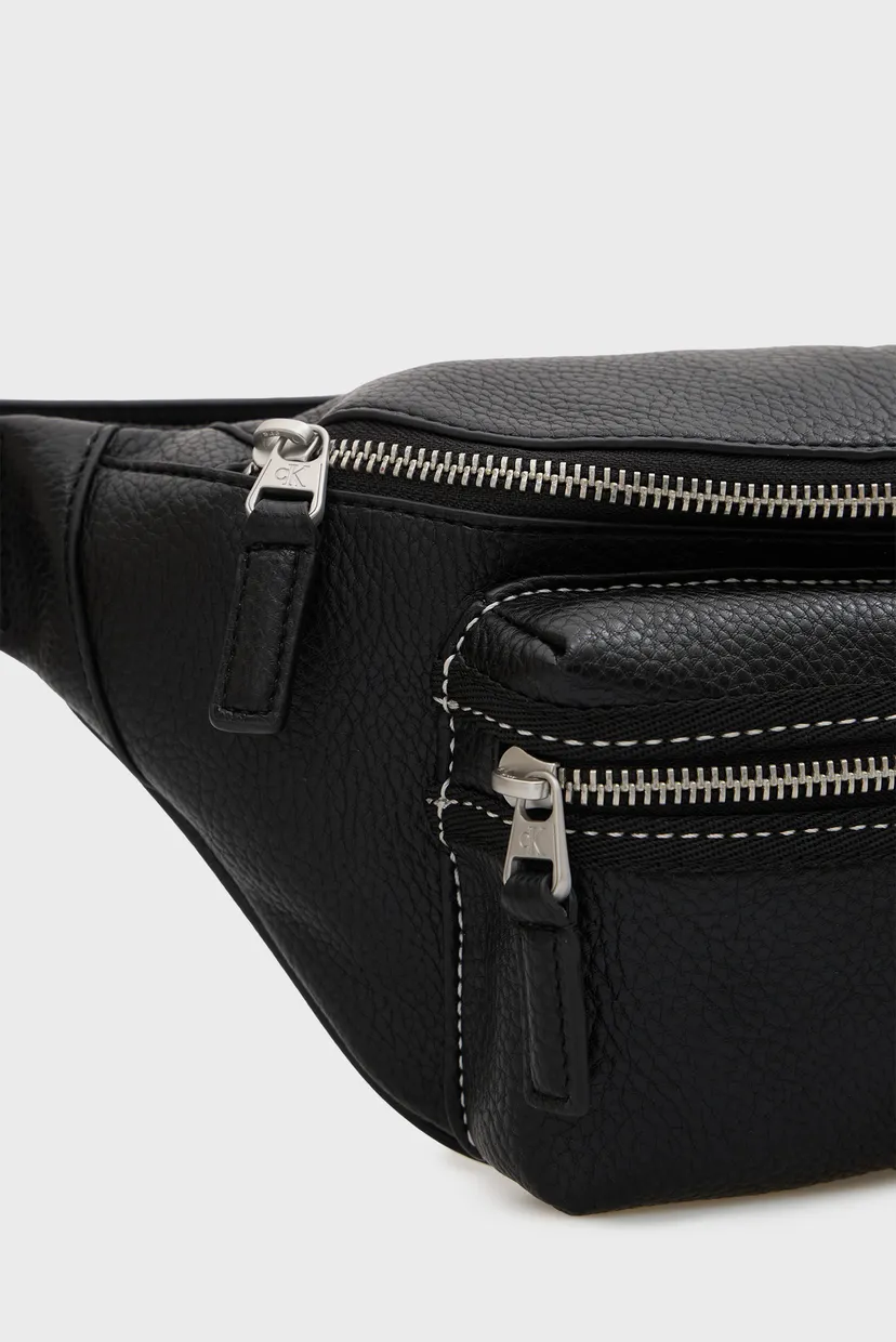 Мужская черная поясная сумка BOLD PEBBLE SLING 6