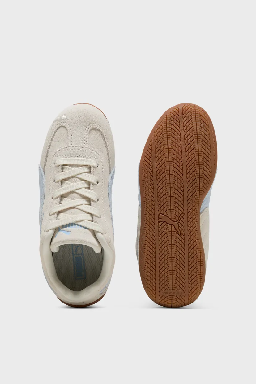 Детские бежевые кожаные кроссовки Speedcat Sneakers Kids 4