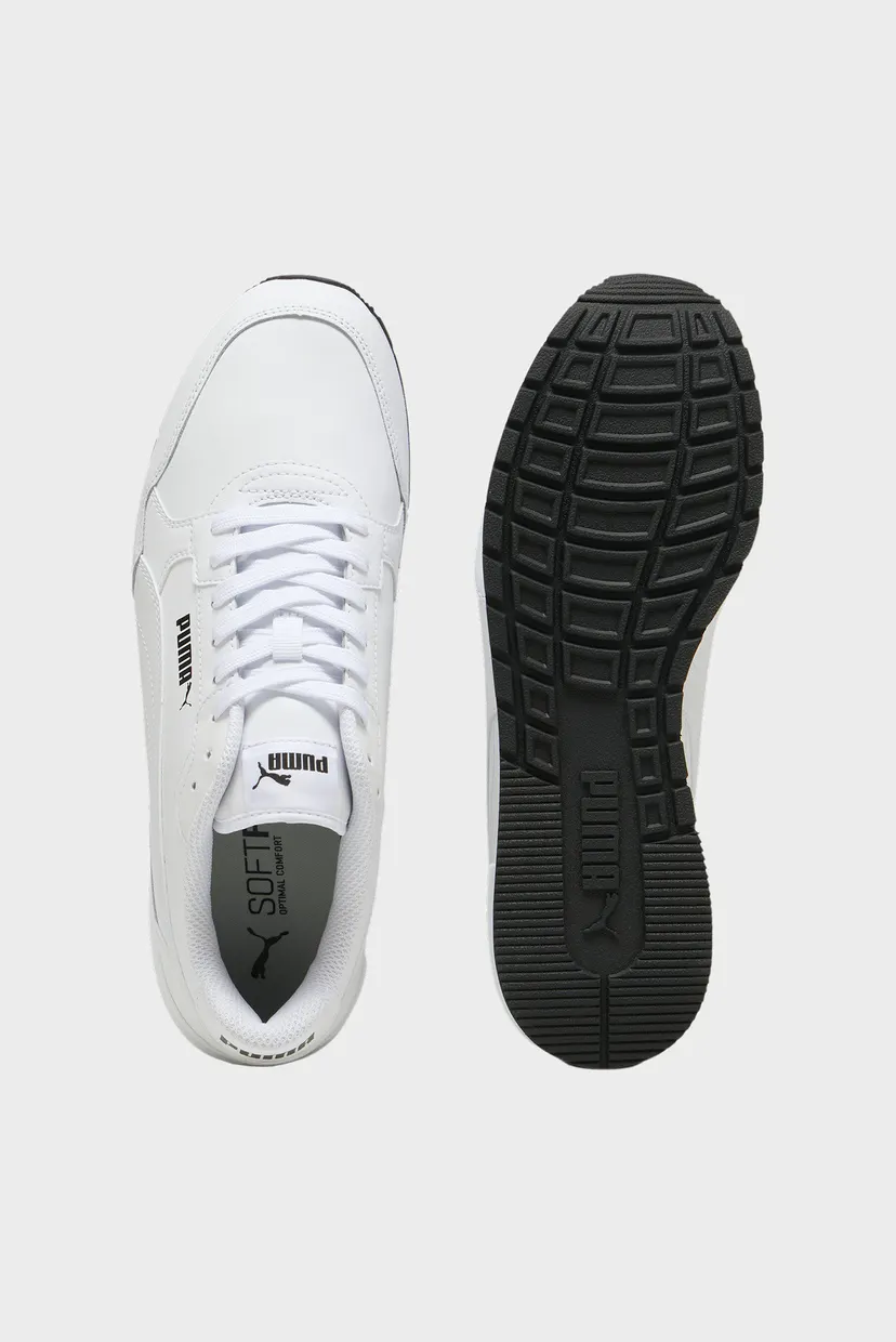 Белые кожаные кроссовки ST Runner v4 Leather Sneakers Unisex 5