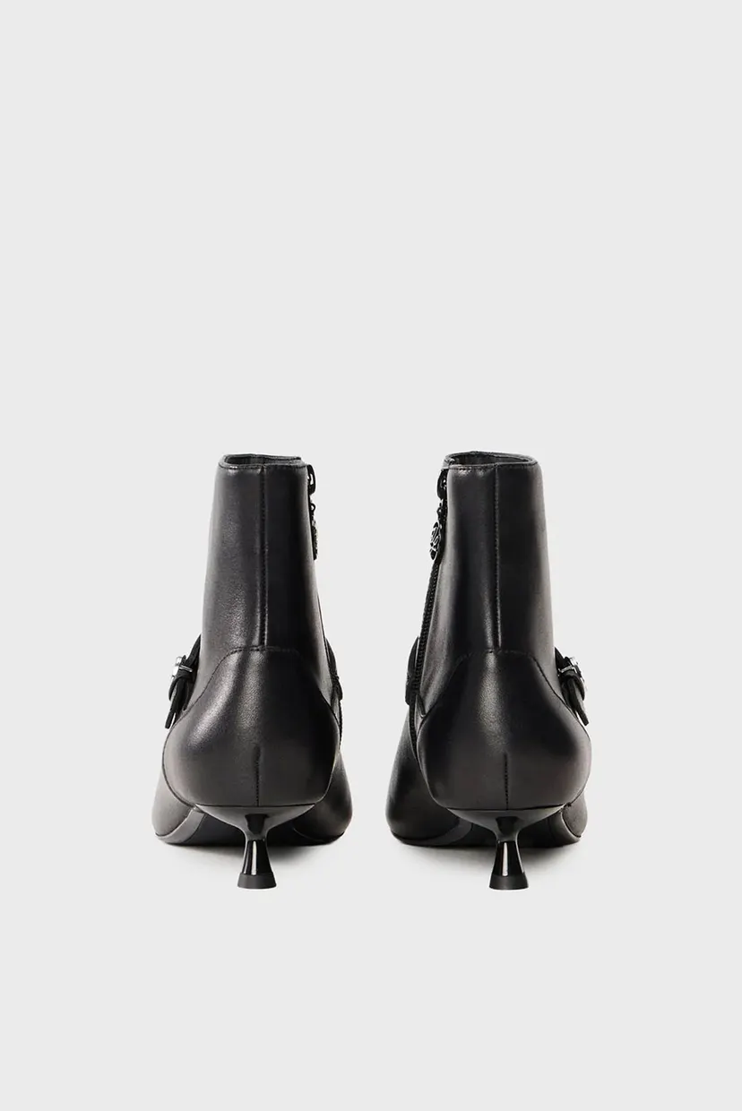 Жіночі чорні шкіряні ботильйони PASHA Mary Jane Boot 4