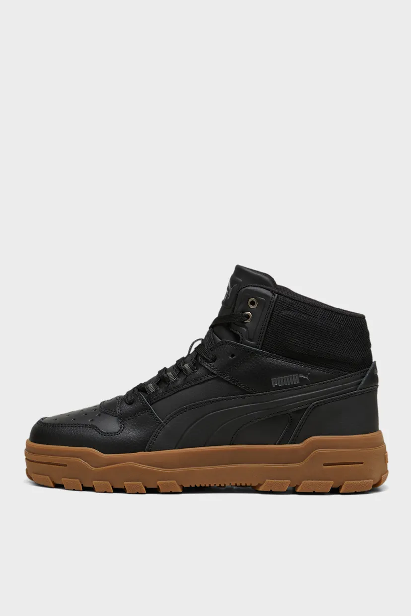 Черные хайтопы Rebound Abrupt Sneakers Unisex 4