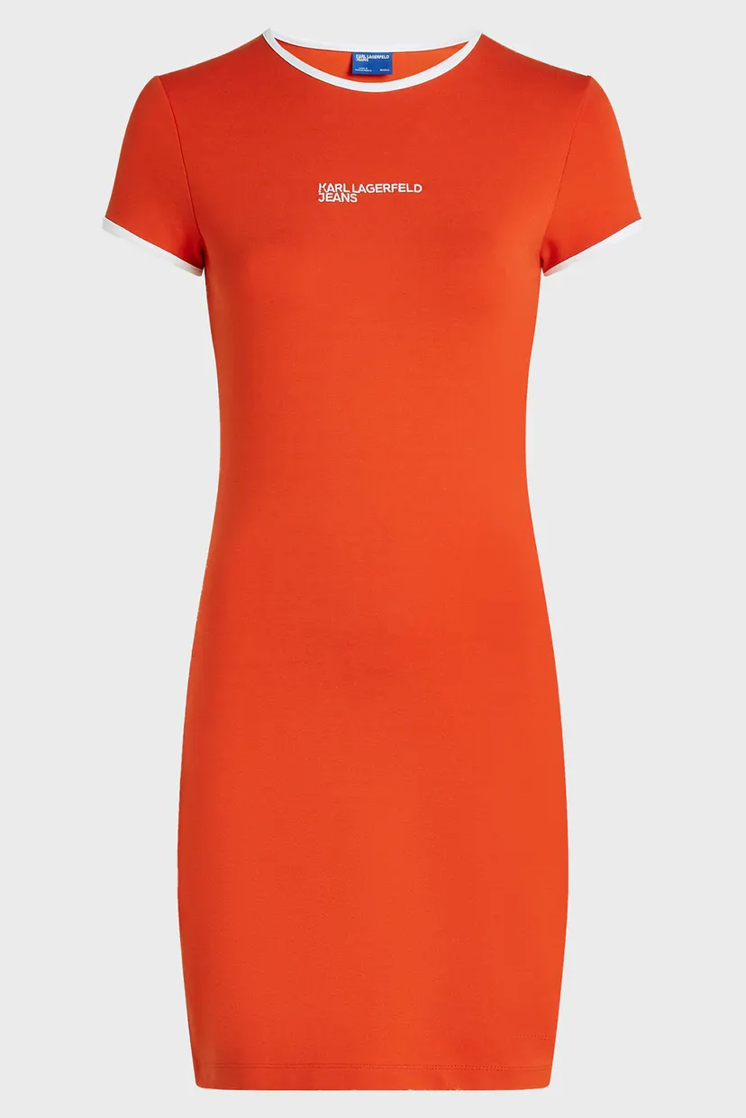 Жіноча помаранчева сукня cap sleeve milano 5