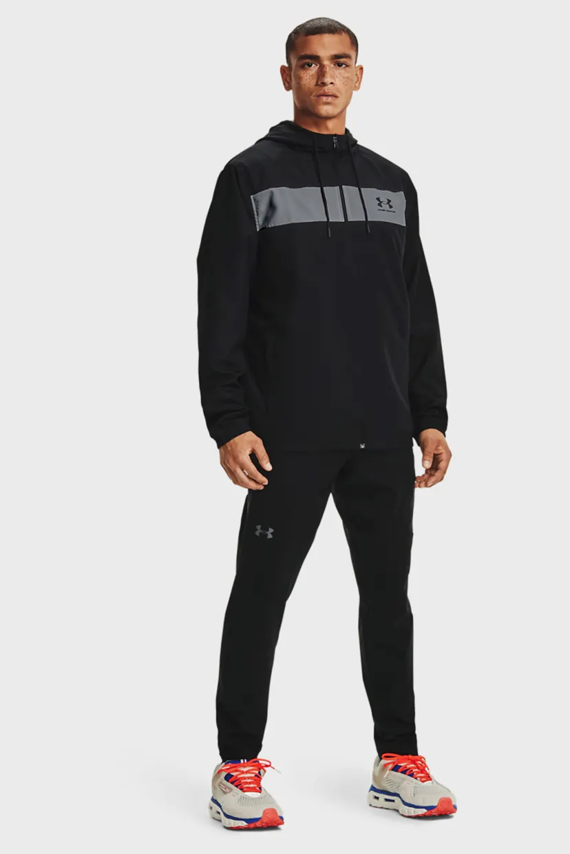 Чоловіча чорна вітровка UA SPORTSTYLE WINDBREAKER 4