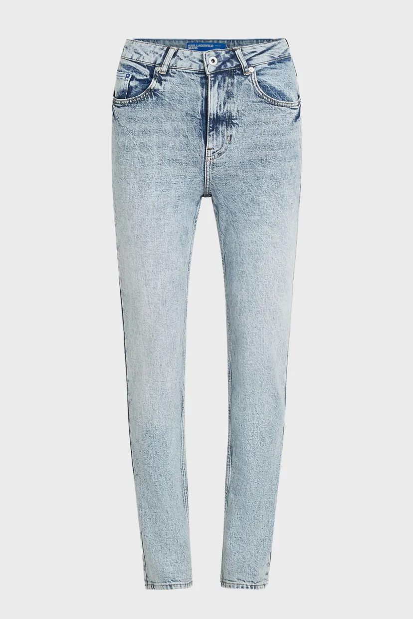 Жіночі блакитні джинси klj hr tapered denim 5