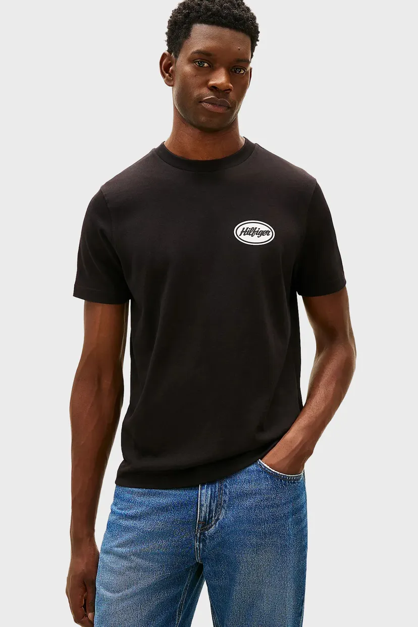 Чоловіча чорна футболка SERVICE STATION TEE 3