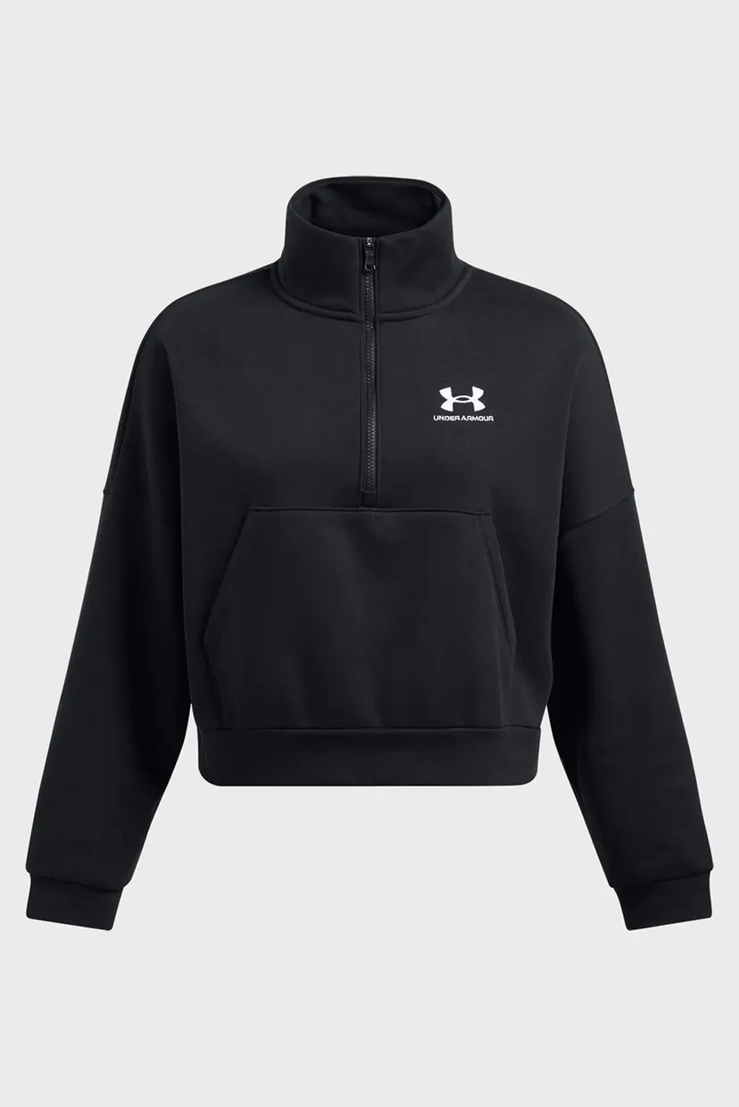 Жіноча чорна спортивна кофта UA Icon Fleece OS HZ 5