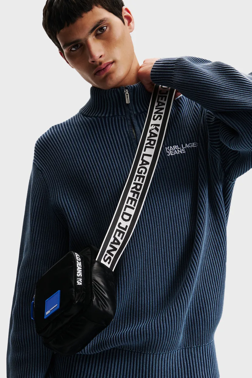 Чоловіча чорна сумка urban nylon ns crossbody hs 6