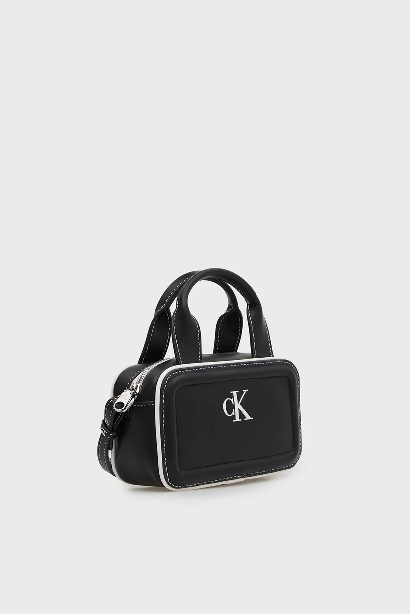 Жіноча чорна сумка CONTRAST MINI BAULETTO 3