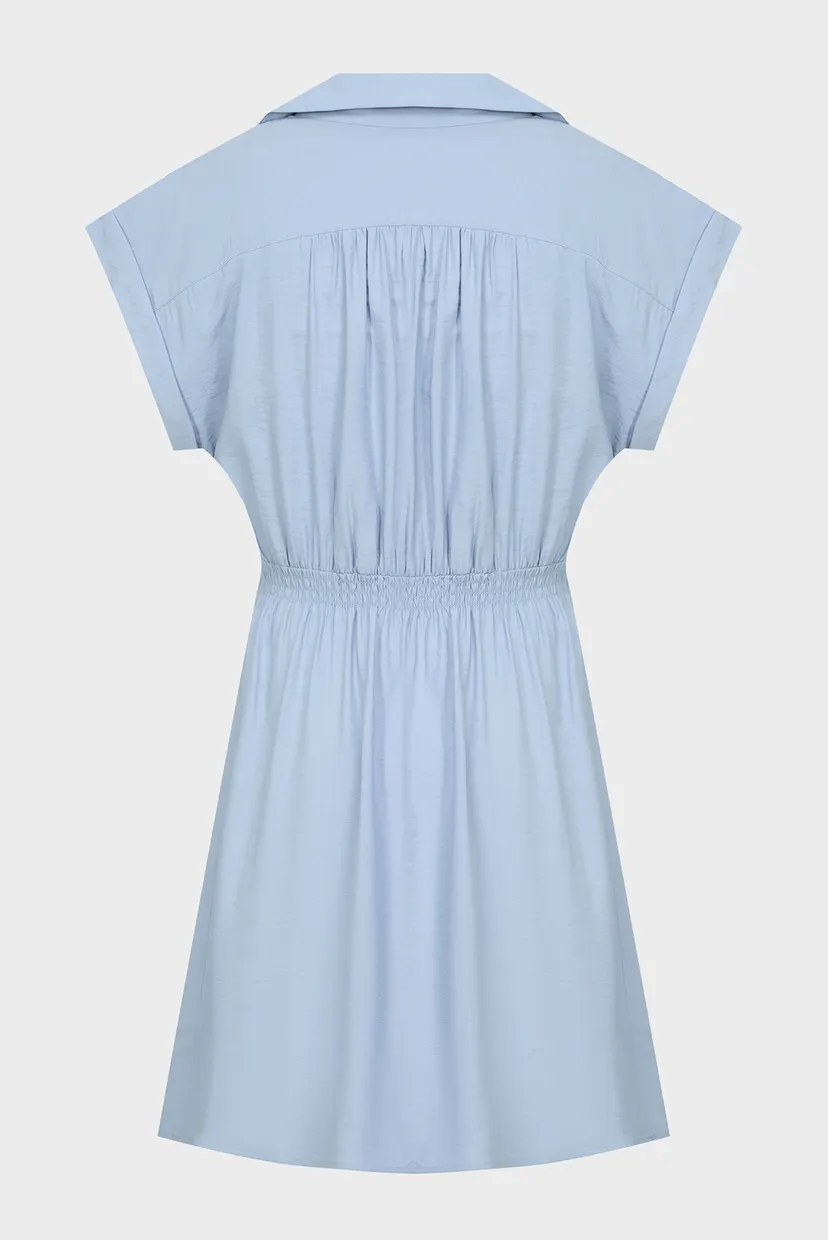 Жіноча блакитна сукня REL POPOVER SS DRESS 4