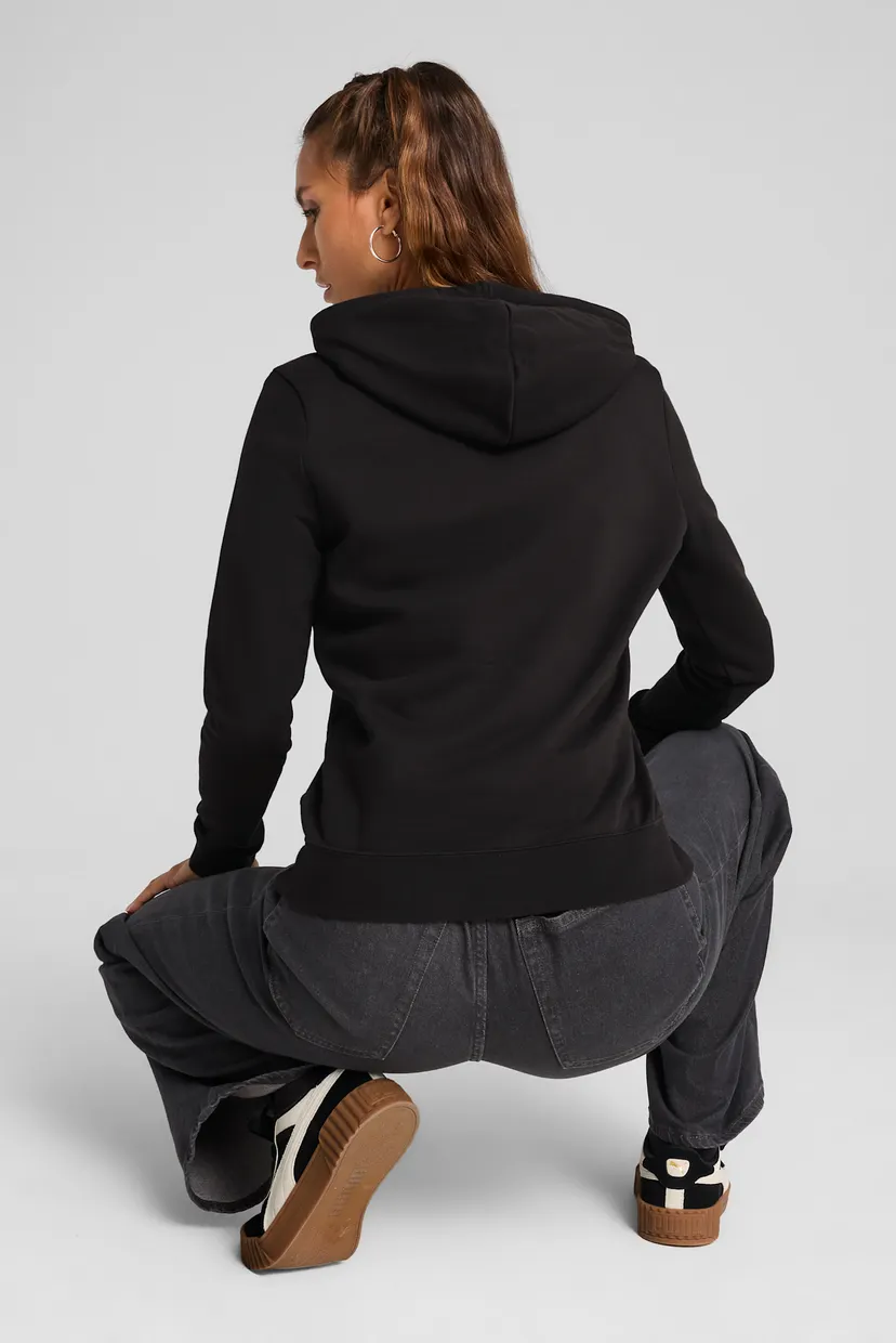 Жіноче чорне худі ESS No. 1 Logo Hoodie Women 3