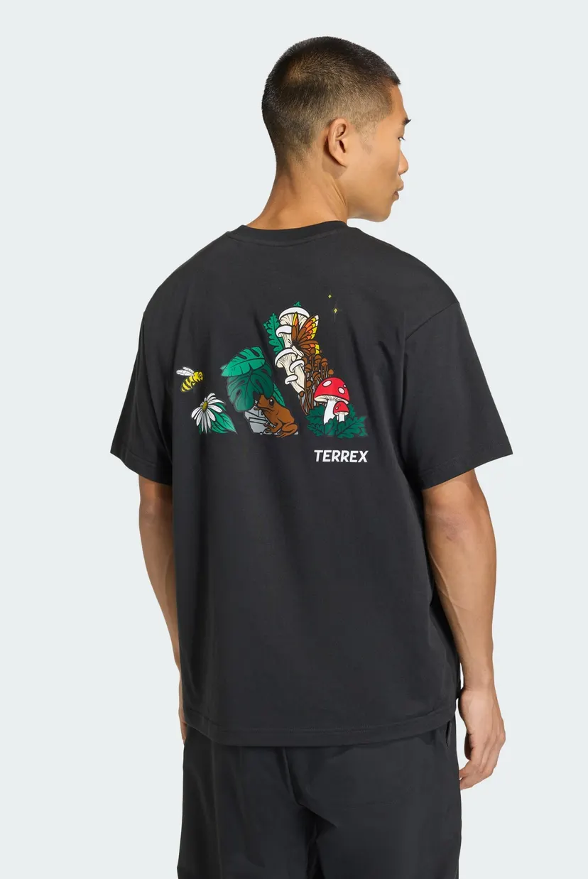 Черная футболка TERREX NATURE LOGO GRAPHIC 5
