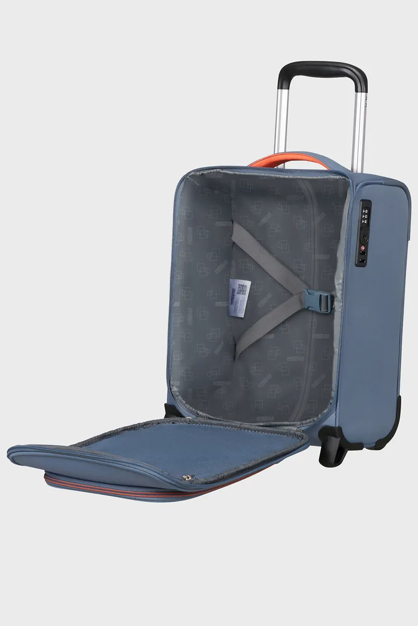Синий чемодан 40 см CLOUDRIDER STONE BLUE 4
