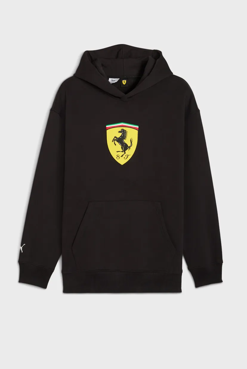 Чоловіче чорне худі Scuderia Ferrari Sportswear Shield Hoodie Men 6