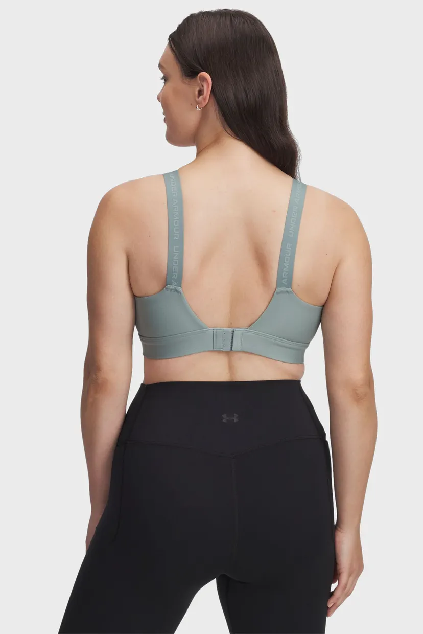 Жіночий м'ятний топ UA Infinity High 2.0 Bra 7