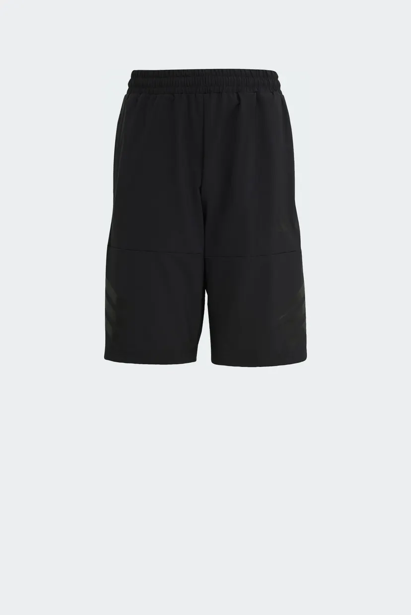 Детские черные шорты SPORT ICONS 3-STRIPES LONG 8