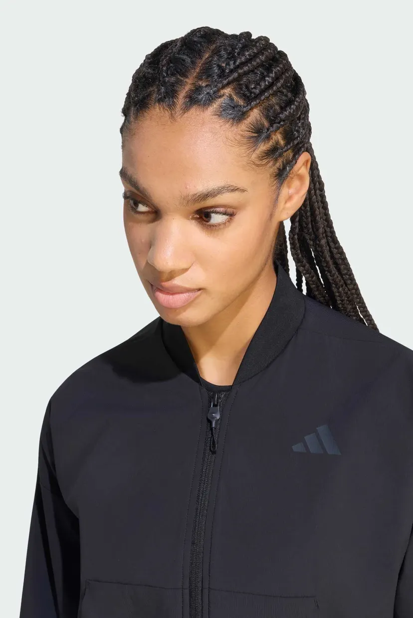 Женский черный бомбер ADIDAS Z.N.E. WOVEN 4