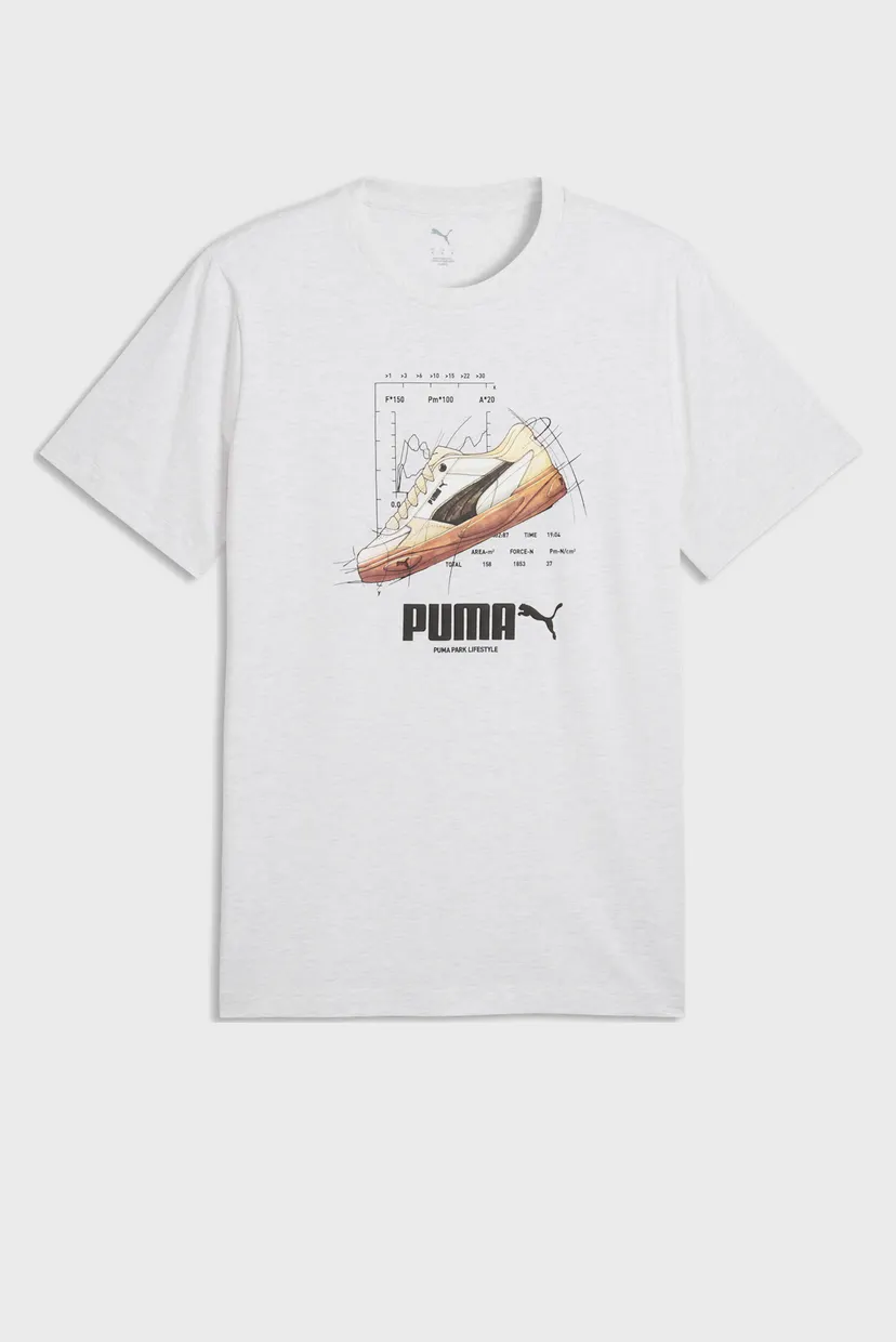 Мужская белая футболка Graphics Sneaker Tee Men 4