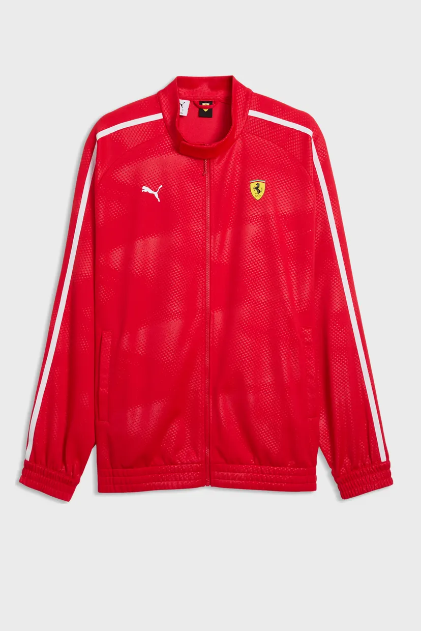 Чоловіча червона спортивна кофта Scuderia Ferrari T7 Oversized Track Jacket Men 4
