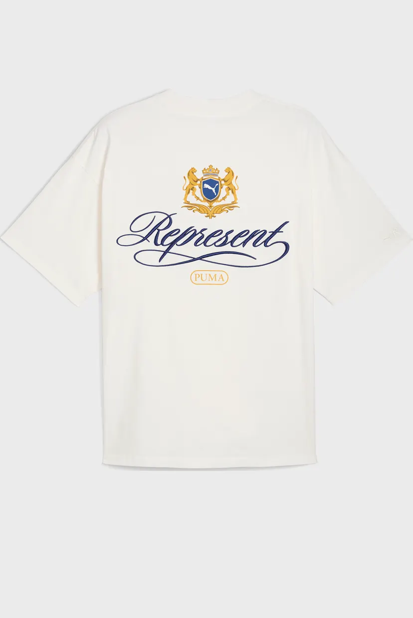 Мужская белая футболка PUMA x REPRESENT Graphic Tee Men 7
