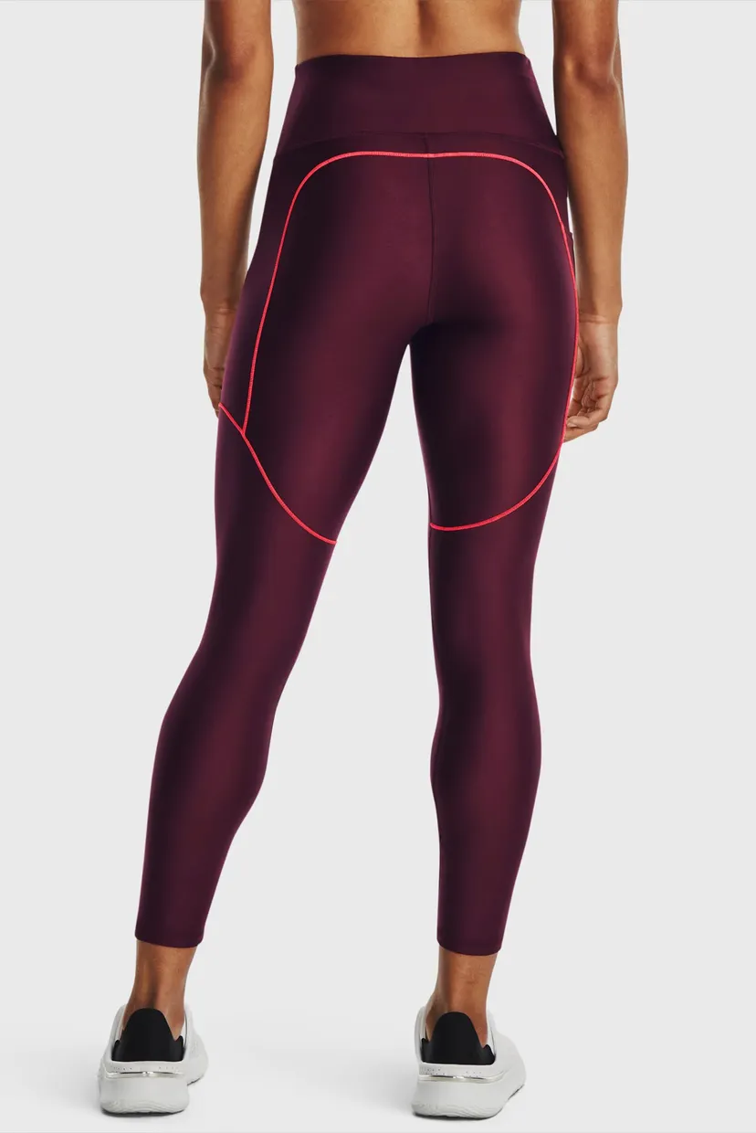 Жіночі бордові тайтси Armour Novelty Ankle Legging 3