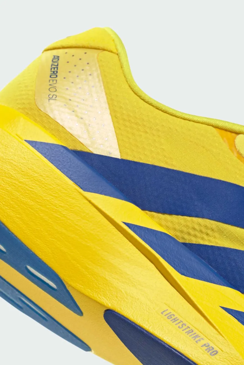 Мужские желтые кроссовки Adizero EVO SL 9