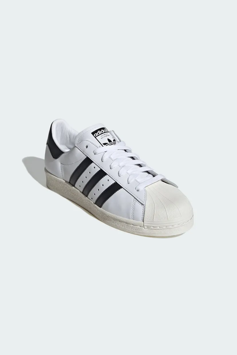 Чоловічі білі шкіряні снікерси Superstar 82 4