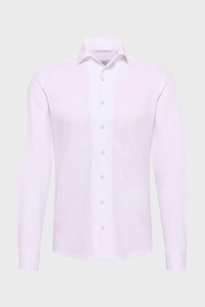 Чоловіча біла сорочка SLIM FIT 5