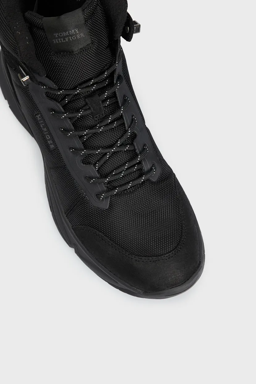 Мужские черные хайтопы OUTDOOR SNK BOOT LTH CORDURA 4