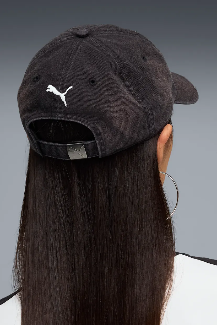 Чорна кепка Vintage Dad Cap 4
