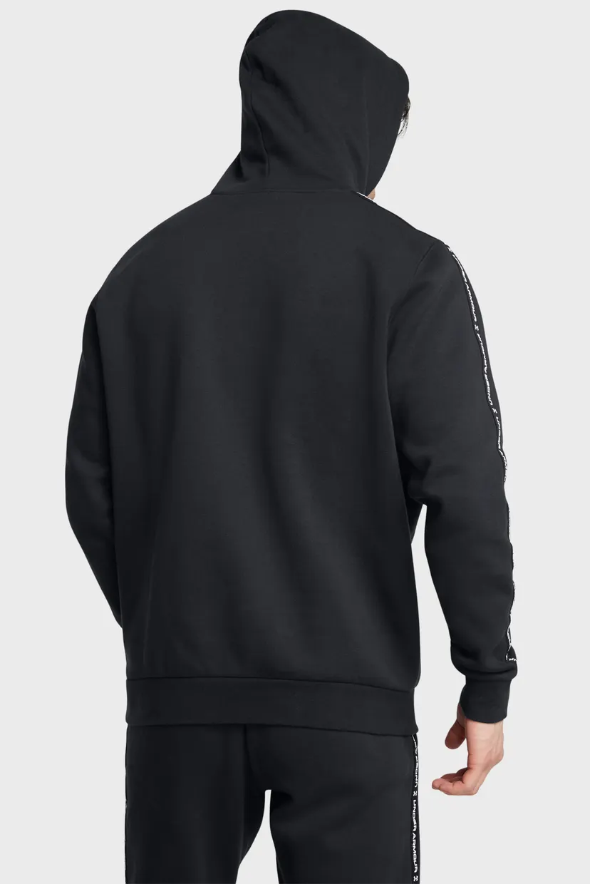 Чоловіче чорне худі UA Icon Fleece HD Taping 3