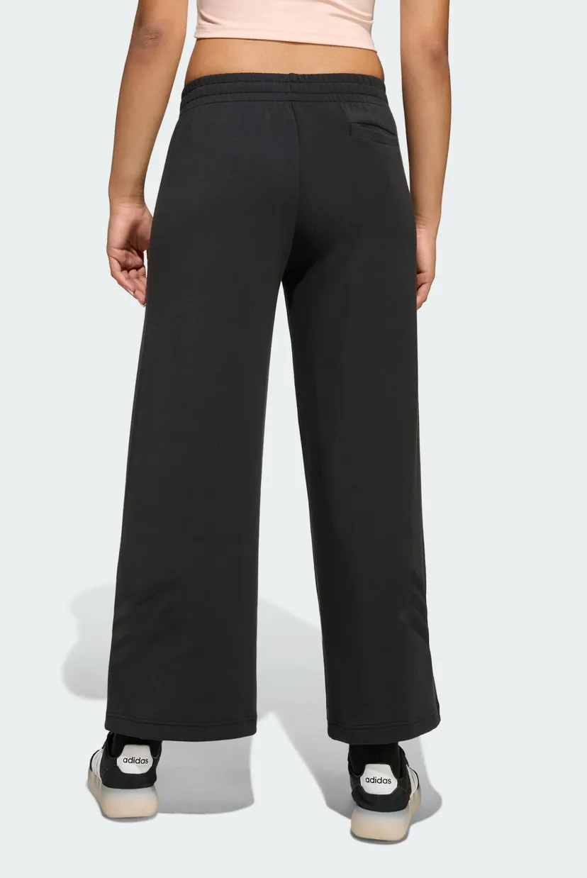 Дитячі чорні спортивні штани FUTURE ICONS 3 STRIPES WIDE LEG 3