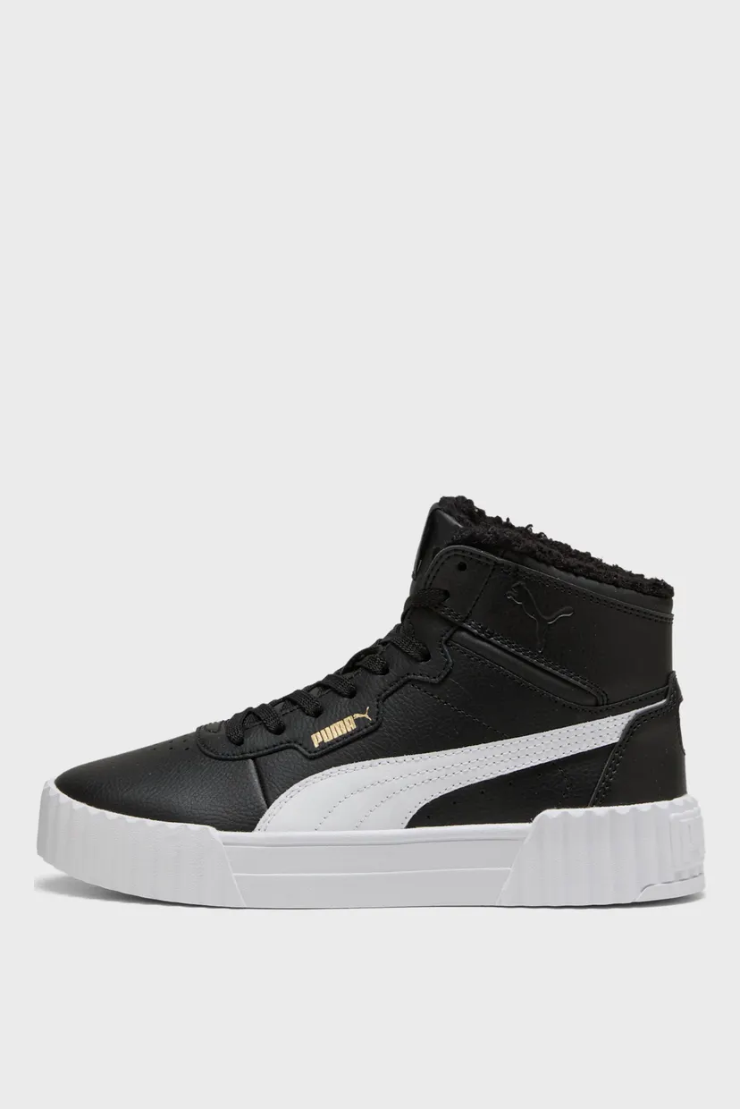 Детские черные кожаные хайтопы Carina 3.0 Mid Sneakers Youth 3